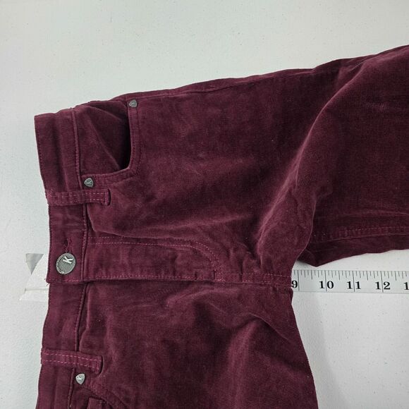 Kut from the kloth Mia toothpick skinny jeans pants corduroy red 6 womens 4677 - Picture 10 of 13